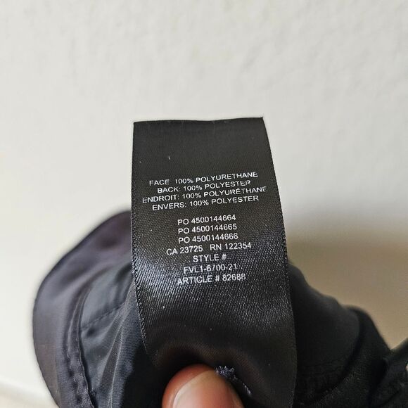 Babaton Black Leather Slacks Pants Size 14 - Picture 6 of 7